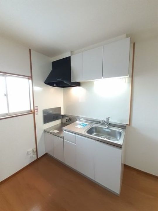 岡山県倉敷市西阿知町西原(アパート)の賃貸物件のキッチン