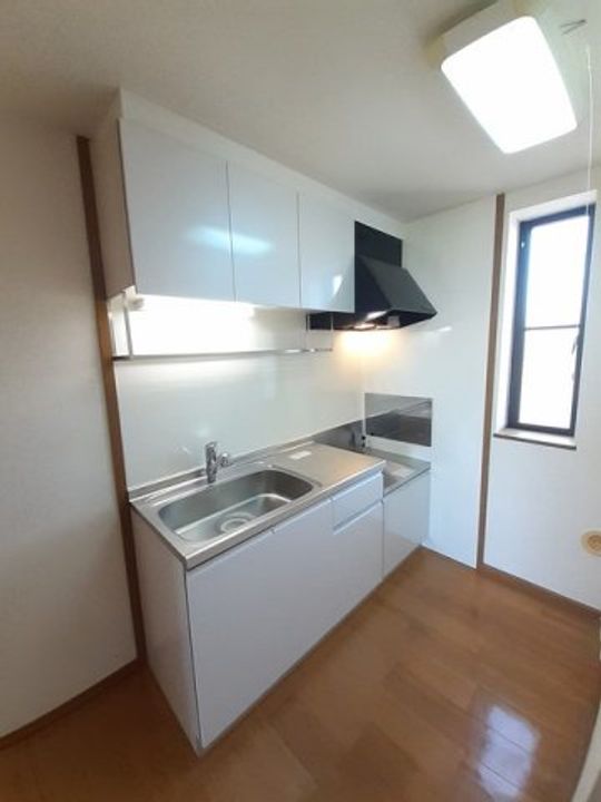 岡山県倉敷市中畝8丁目(アパート)の賃貸物件のキッチン