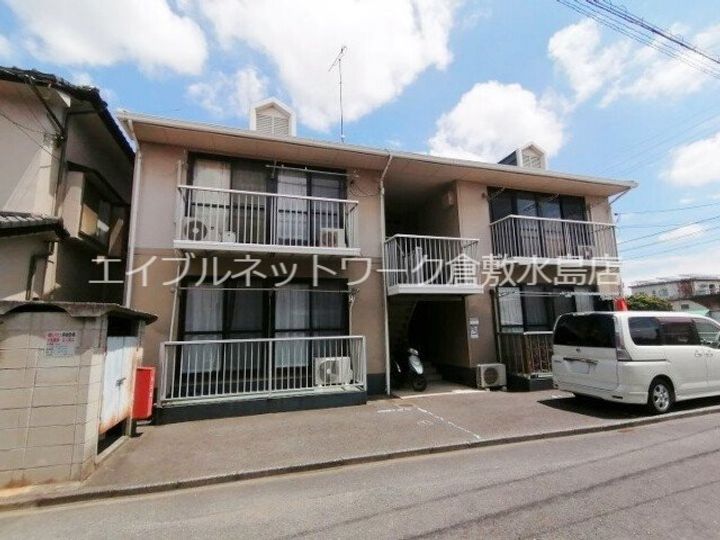 岡山県倉敷市神田1丁目(アパート)の賃貸物件の外観