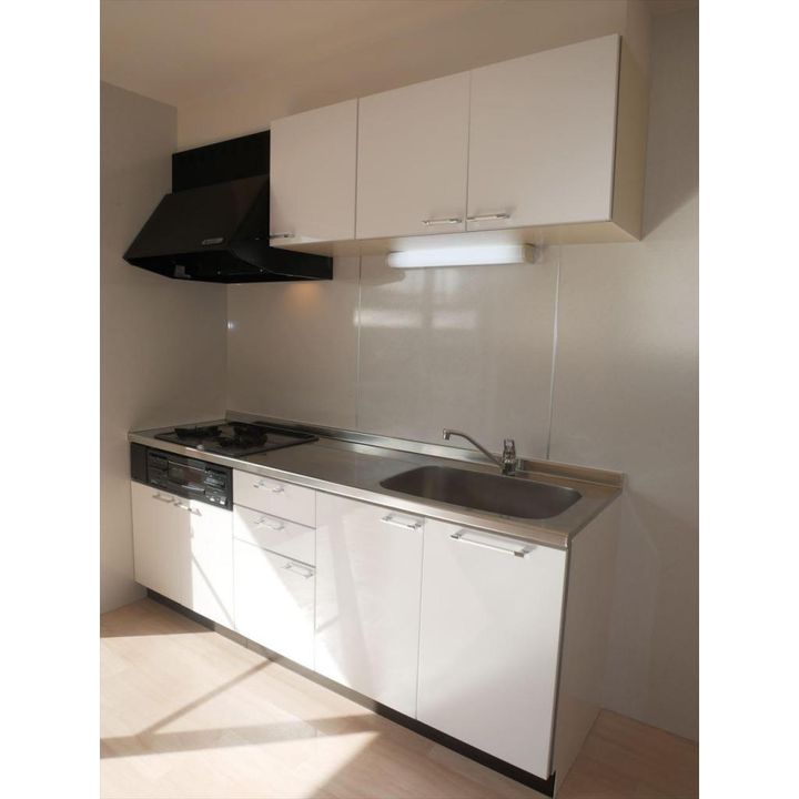 岡山県倉敷市酒津(テラスハウス)の賃貸物件のキッチン