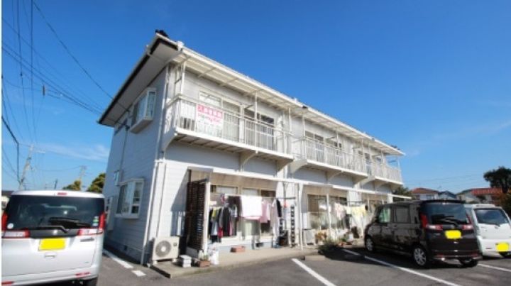 岡山県倉敷市中島(アパート)の賃貸物件の外観