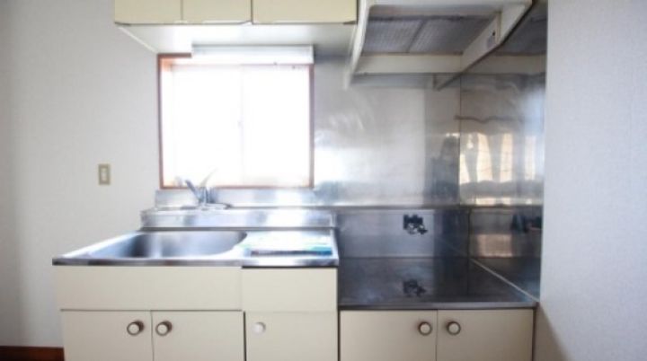 岡山県倉敷市中島(アパート)の賃貸物件のキッチン