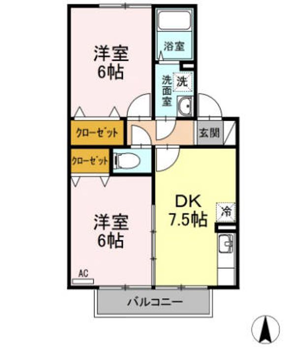 シュガー・コートの間取り