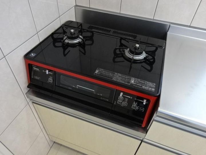 岡山県倉敷市中島(アパート)の賃貸物件のキッチン