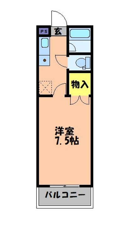 サンワビル402の間取り