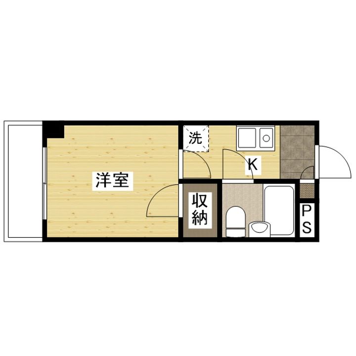 リバティ丸之内323の間取り