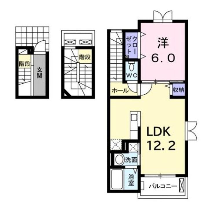ヴィクトリーの間取り