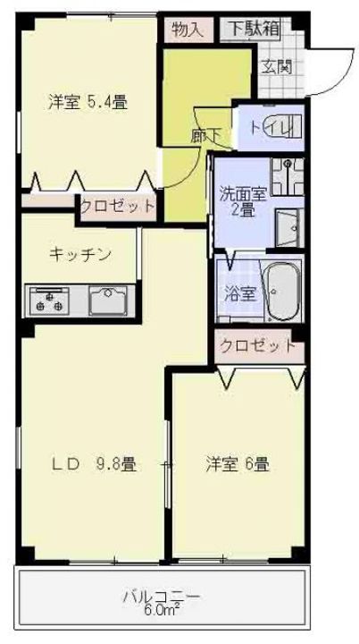 Villa cameliaの間取り