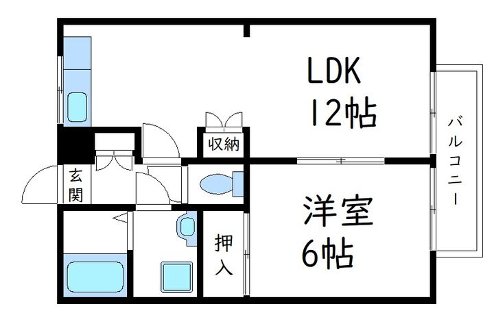 マロンリッジ105の間取り