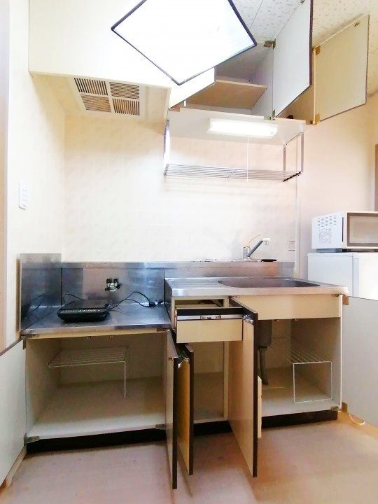 岡山県倉敷市連島町西之浦(アパート)の賃貸物件のキッチン