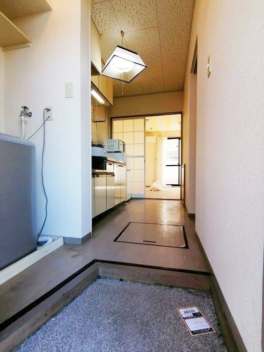 岡山県倉敷市連島町西之浦(アパート)の賃貸物件の玄関