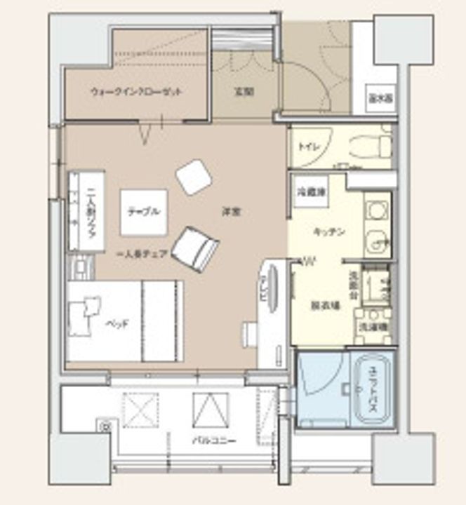 ヴィラフリーデ瓦町の間取り