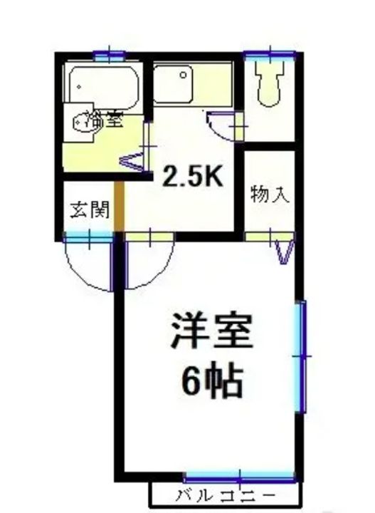 ディアス春日 B棟の間取り