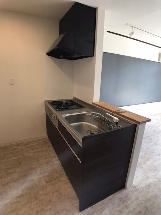 吉岡マンションD棟のキッチン