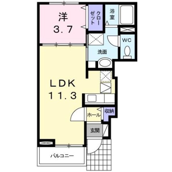 メゾン ボヌールの間取り