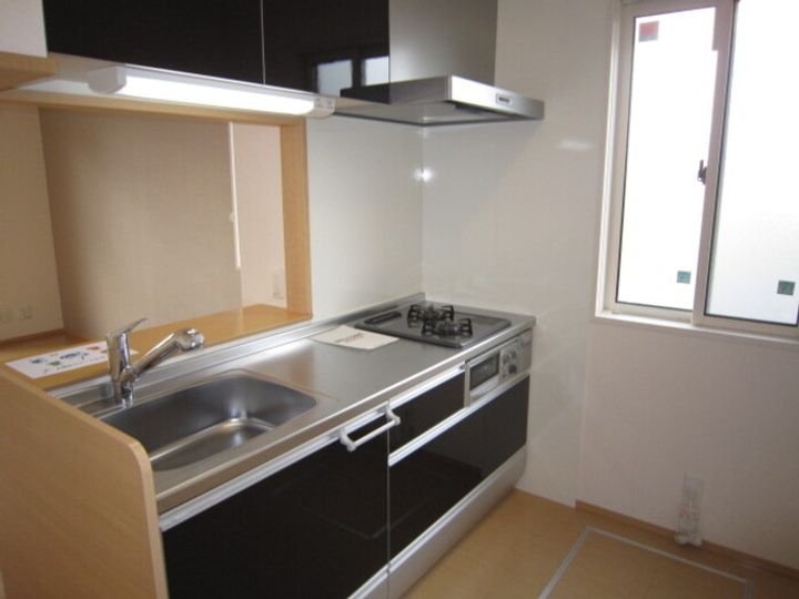 岡山県倉敷市中島(アパート)の賃貸物件のキッチン