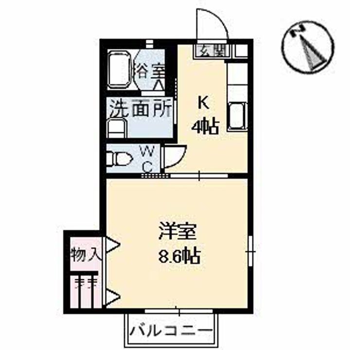 レジデンス尾道A棟の間取り