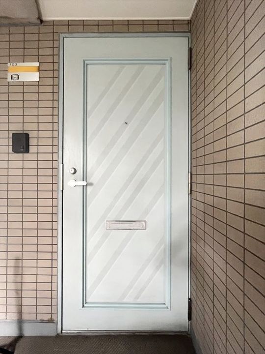 ガーディニア倉敷の玄関