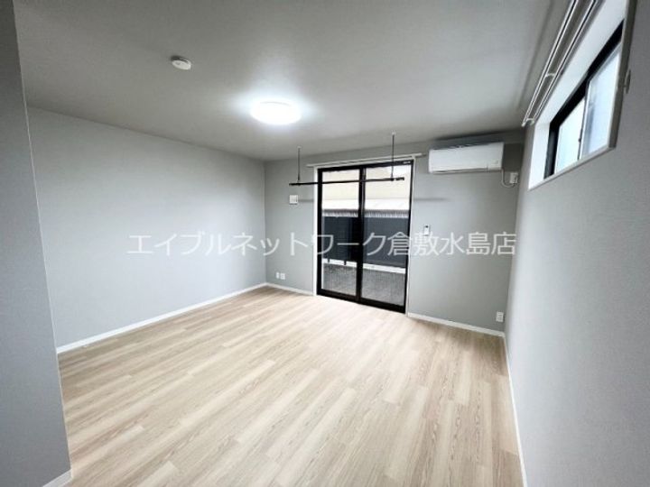 岡山県倉敷市水江(アパート)の賃貸物件205の居間