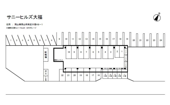 岡山県岡山市南区大福(マンション)の賃貸物件405のその他画像