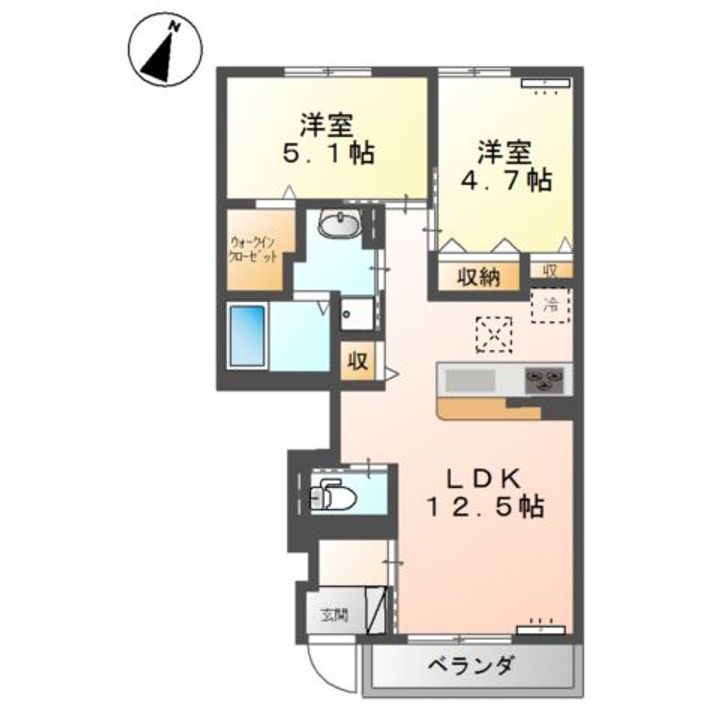 サクラーレ・アリエッタの間取り