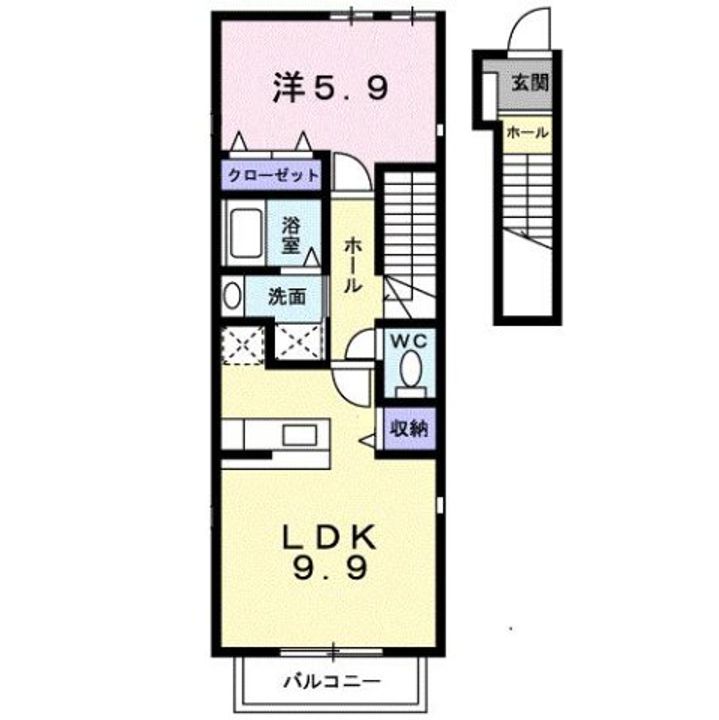 サニーレジデンスBの間取り