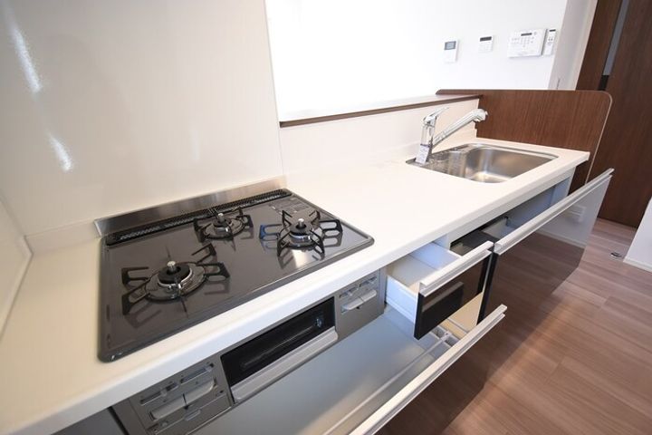 リーブルⅡ B棟202のキッチン