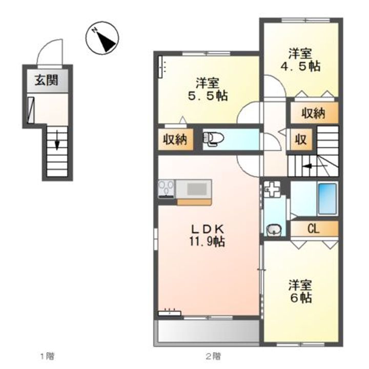 フルール・ド・スリジェの間取り