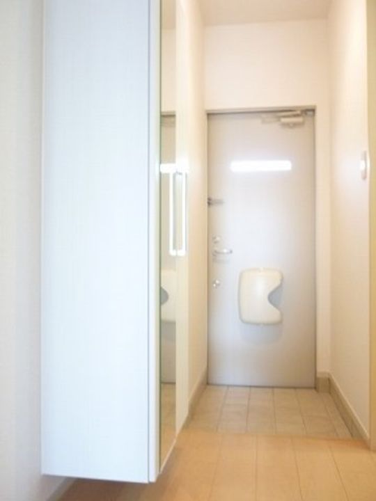 岡山県倉敷市西阿知町(アパート)の賃貸物件の玄関