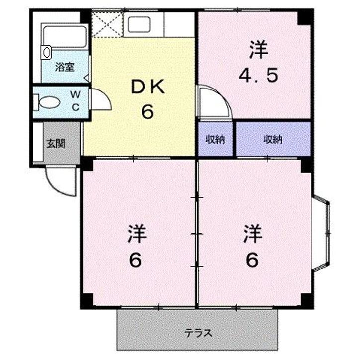 シティハイツ クリスタルの間取り