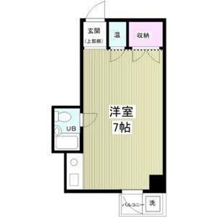 R太田ハイム402の間取り