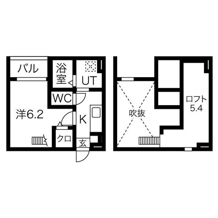 ブルームヒル花塚105の間取り