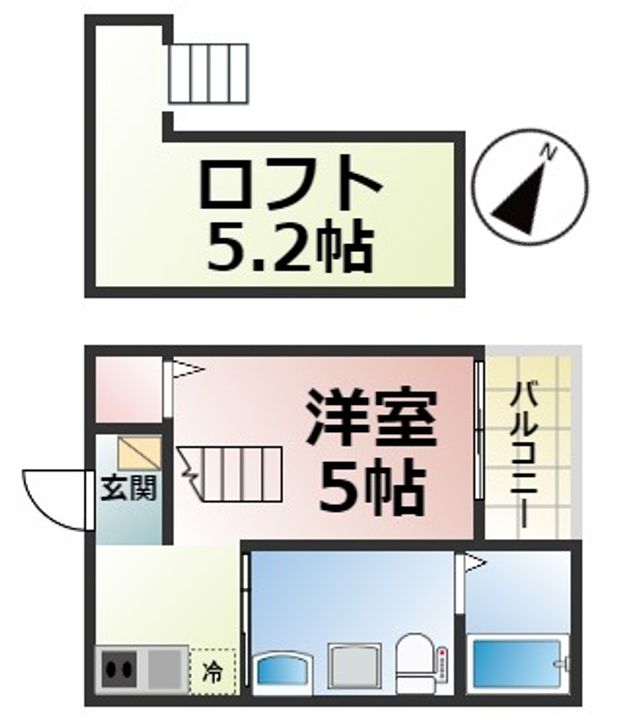 ルミエール黄金205の間取り