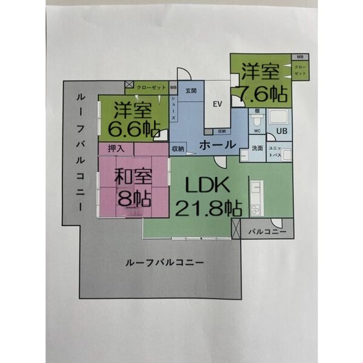 シャトレ御棚の間取り