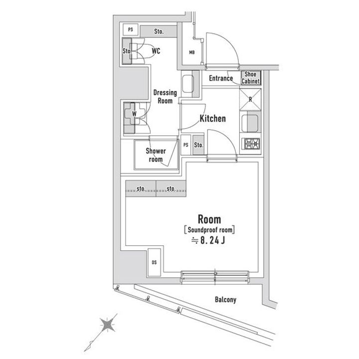TRACK八丁堀の間取り