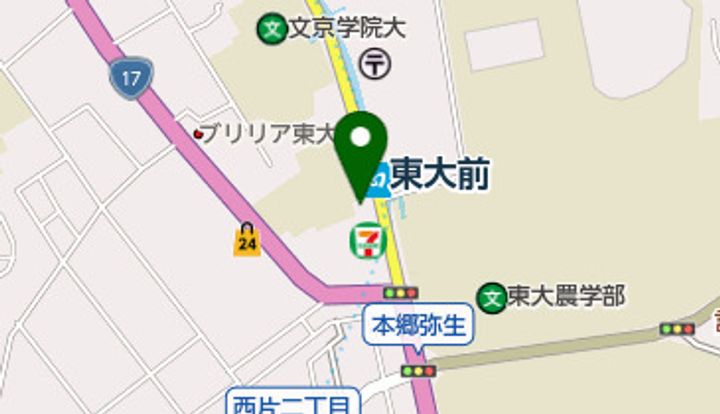 本郷エーワン東大前403の地図