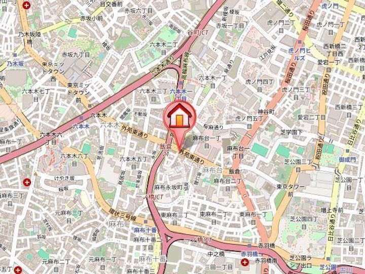 麻布台レジデンスの地図