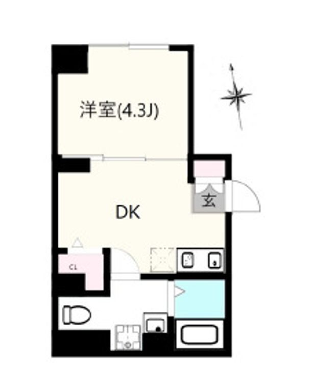 CREAL新富町の間取り