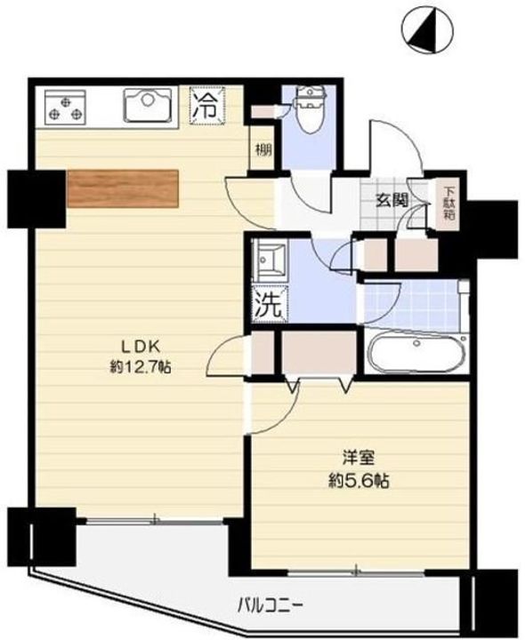 メインステージ九段下の間取り