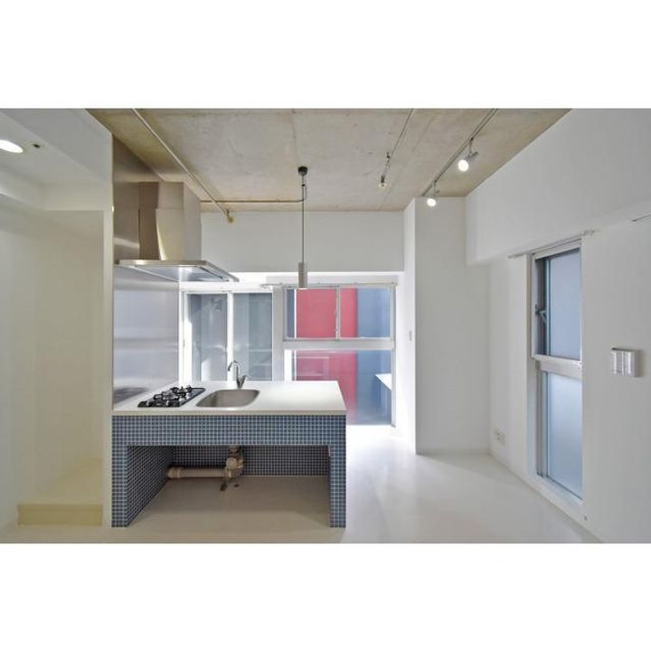 ルクレ堺筋本町レジデンスの居間