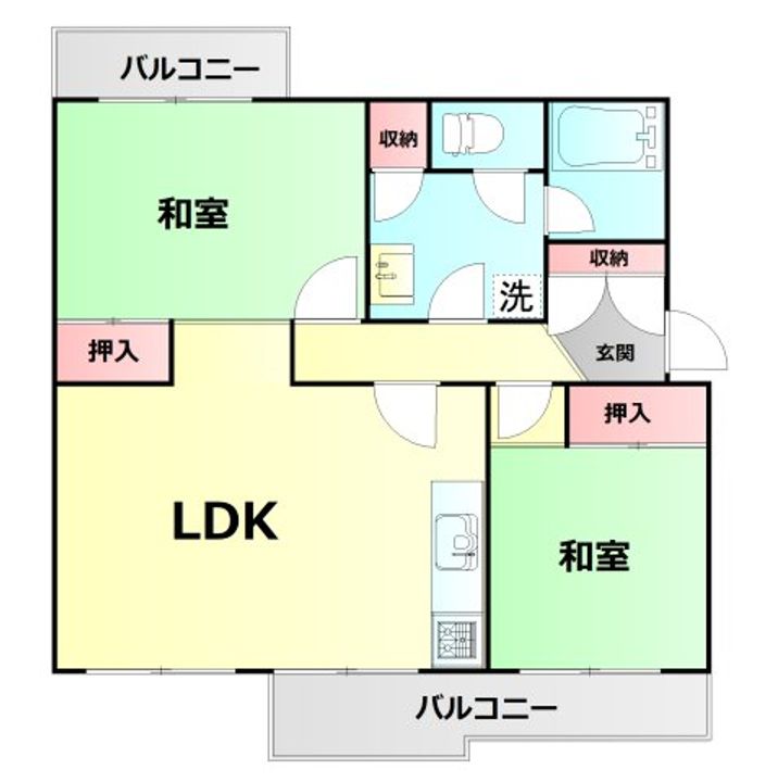 大久保東第1住宅の間取り