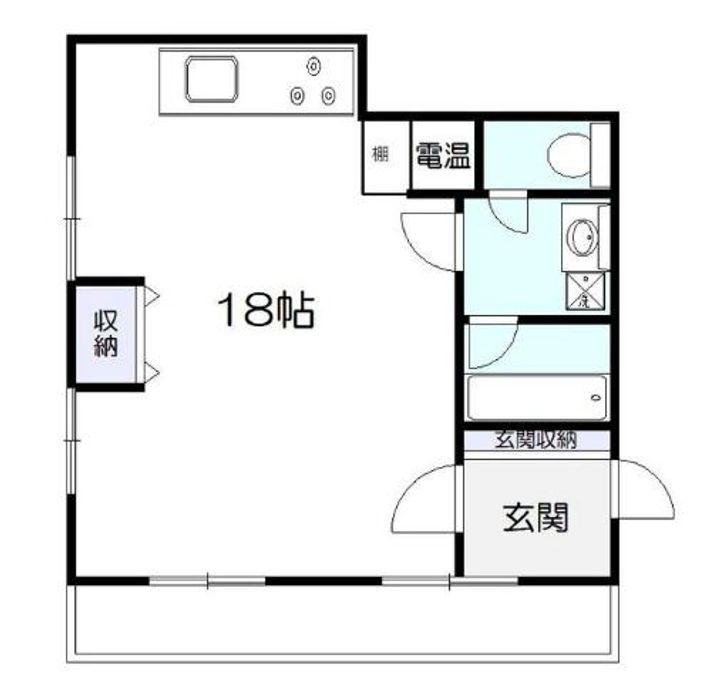 兵庫県神戸市灘区大内通2丁目(マンション)の賃貸物件の間取り