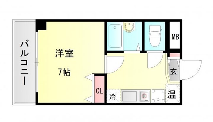 兵庫県神戸市西区伊川谷町有瀬(マンション)の賃貸物件の間取り