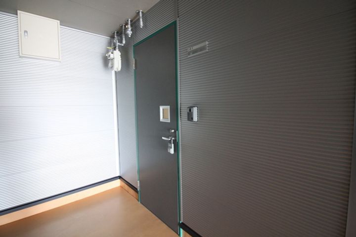 滋賀県長浜市朝日町の賃貸アパートの玄関