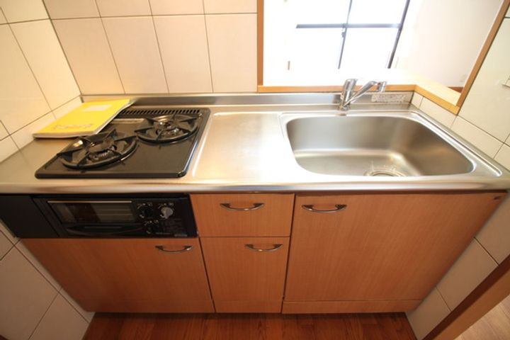 滋賀県長浜市内保町の賃貸マンションのキッチン