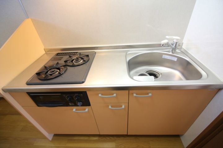 滋賀県長浜市小堀町の賃貸マンションのキッチン