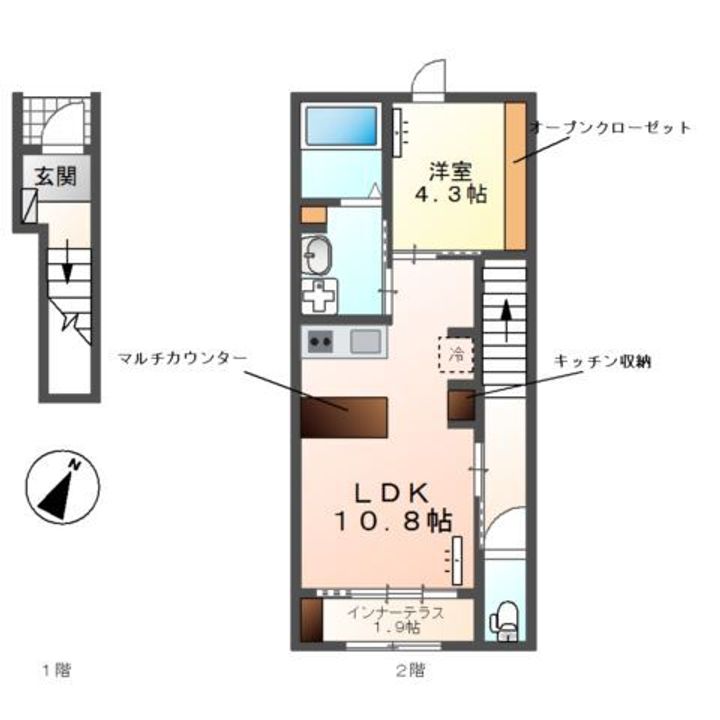 Woodstock Nestの間取り