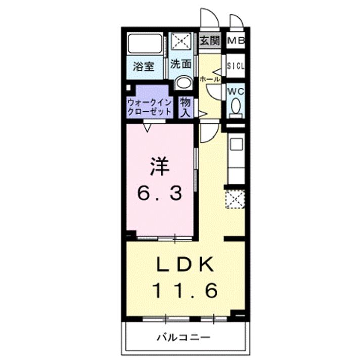ルーチェの間取り