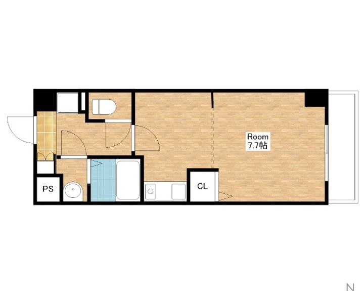 滋賀県野洲市小篠原の賃貸マンションの間取り