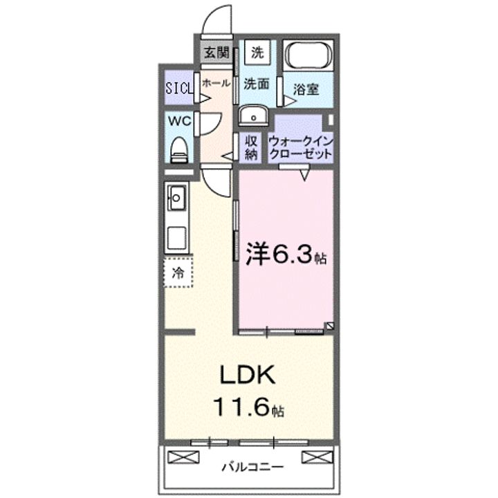 リ:ルーム 東近江の間取り